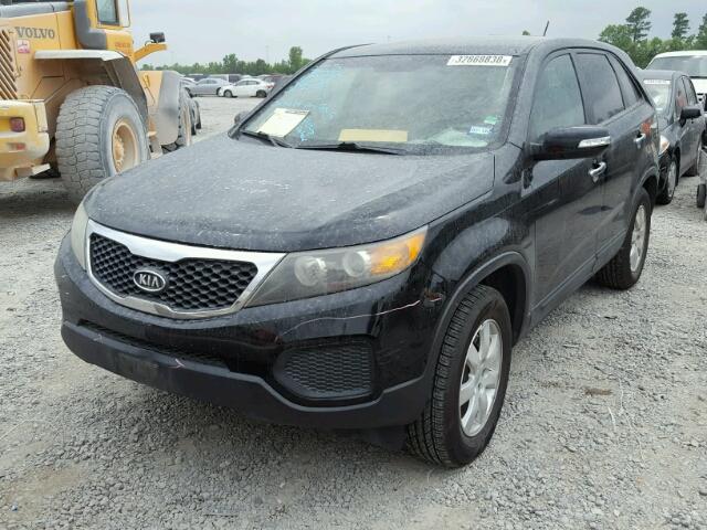 5XYKT3A15CG191812 - 2012 KIA SORENTO BA BLACK photo 2