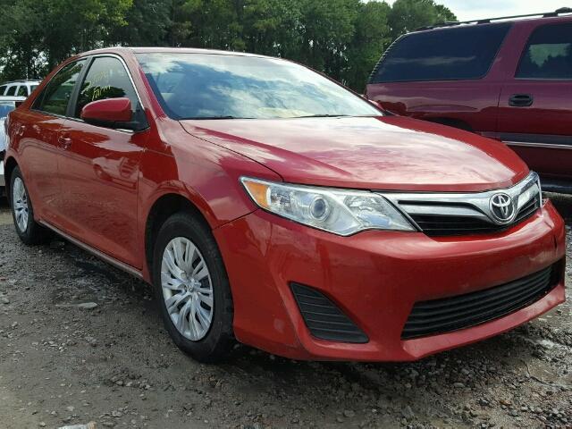 4T4BF1FK3ER352688 - 2014 TOYOTA CAMRY L RED photo 1