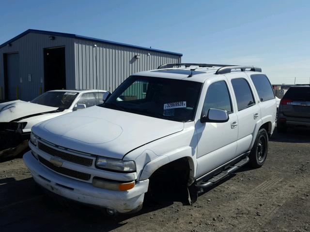 1GNEK13Z73R122443 - 2003 CHEVROLET TAHOE K150 WHITE photo 2