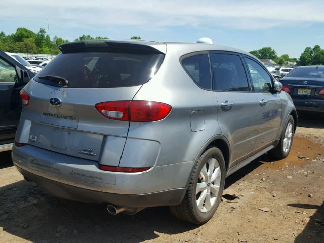 4S4WX82C664421312 - 2006 SUBARU B9 TRIBECA SILVER photo 4