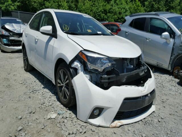 2T1BURHE6GC744610 - 2016 TOYOTA COROLLA L WHITE photo 1