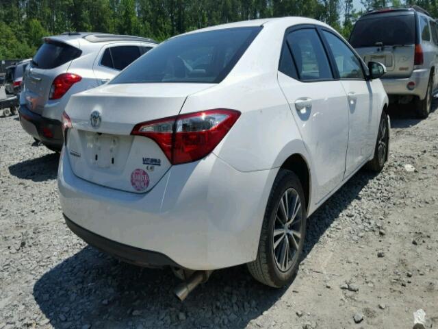 2T1BURHE6GC744610 - 2016 TOYOTA COROLLA L WHITE photo 4