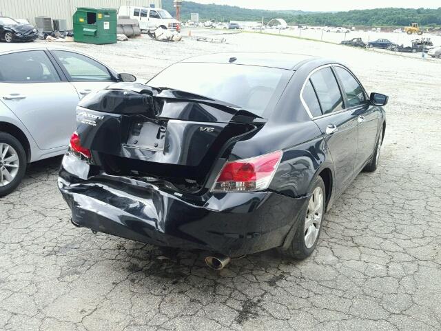 1HGCP36888A055441 - 2008 HONDA ACCORD EX- BLACK photo 4