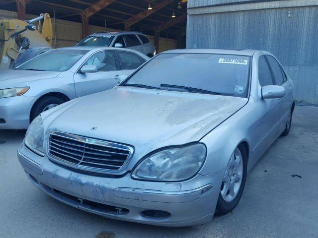 WDBNG75J82A283142 - 2002 MERCEDES-BENZ S 500 SILVER photo 2