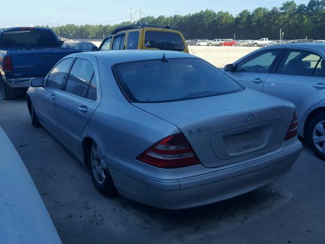 WDBNG75J82A283142 - 2002 MERCEDES-BENZ S 500 SILVER photo 3