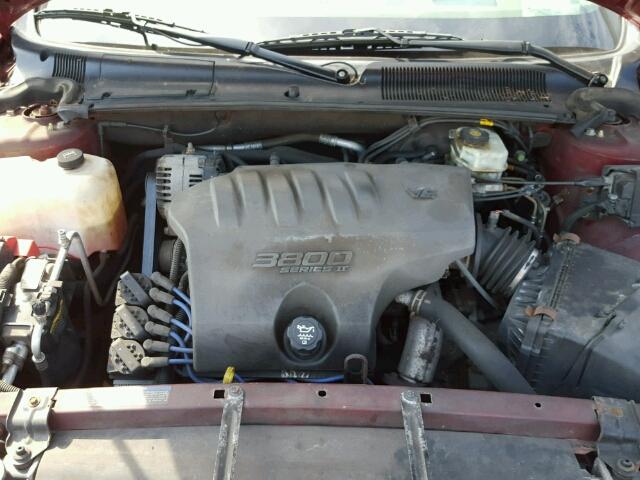 1G4HR54KX3U224256 - 2003 BUICK LESABRE LI BURGUNDY photo 7