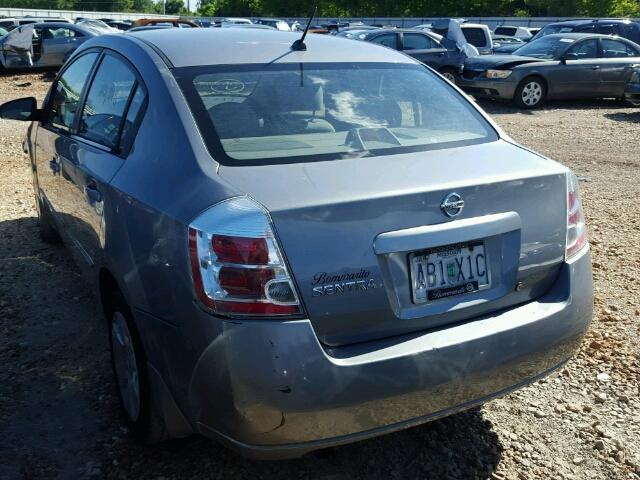 3N1AB61E08L668734 - 2008 NISSAN SENTRA 2.0 GRAY photo 3