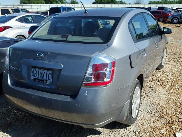 3N1AB61E08L668734 - 2008 NISSAN SENTRA 2.0 GRAY photo 4