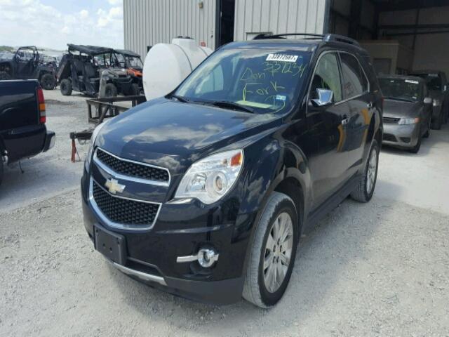 2CNALFEW9A6337234 - 2010 CHEVROLET EQUINOX LT BLACK photo 2