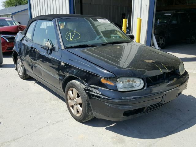 3VWDC21V42M806256 - 2002 VOLKSWAGEN CABRIO GLX BLACK photo 1