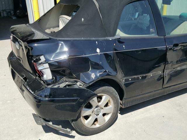 3VWDC21V42M806256 - 2002 VOLKSWAGEN CABRIO GLX BLACK photo 9