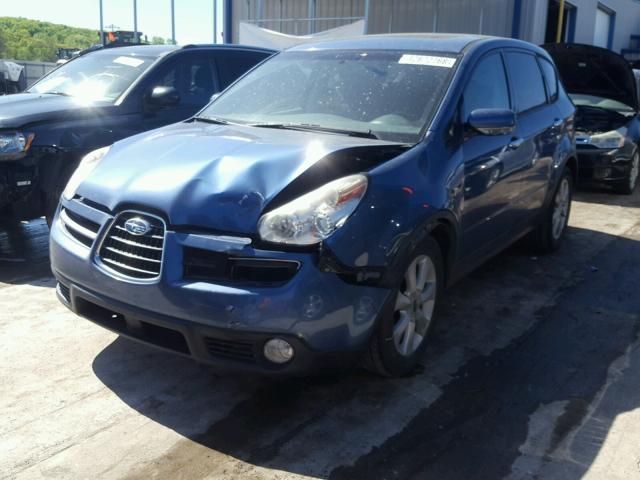 4S4WX85D674410817 - 2007 SUBARU B9 TRIBECA BLUE photo 2