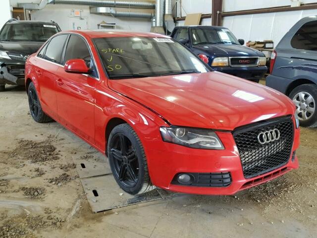 WAUMK78K19N035010 - 2009 AUDI A4 PRESTIG RED photo 1