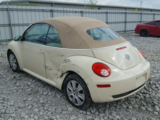 3VWRF31Y59M409131 - 2009 VOLKSWAGEN NEW BEETLE 米色 照片 3