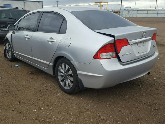 1HGFA16909L017784 - 2009 HONDA CIVIC EXL GRAY photo 3