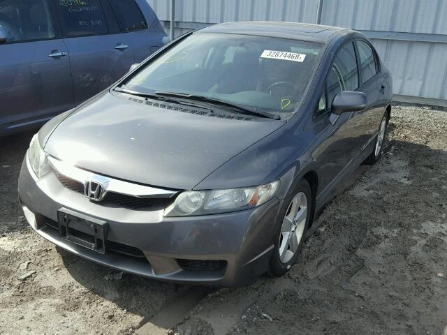 2HGFA1F66BH008970 - 2011 HONDA CIVIC LX-S Մոխրագույն լուսանկար 2