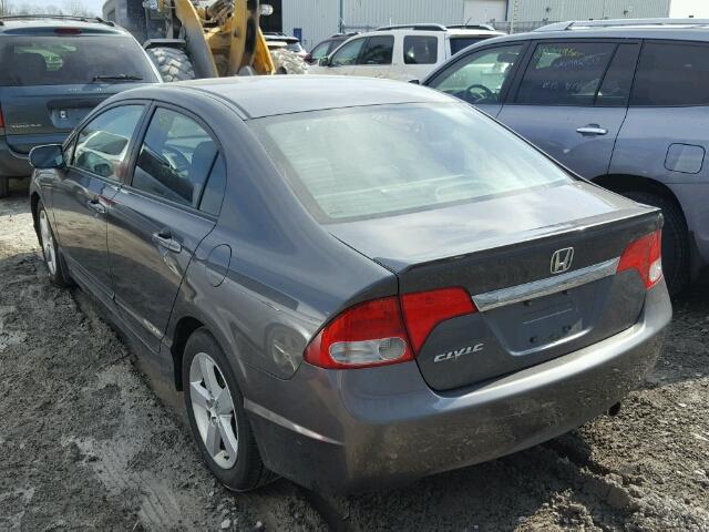 2HGFA1F66BH008970 - 2011 HONDA CIVIC LX-S Մոխրագույն լուսանկար 3