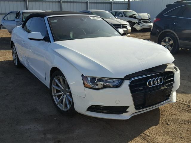 WAUCFAFH9FN003731 - 2015 AUDI A5 PREMIUM WHITE photo 1