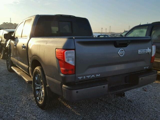 1N6AA1E68HN523993 - 2017 NISSAN TITAN SV GRAY photo 3