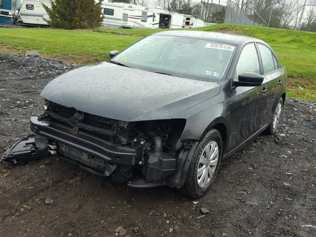 3VW2K7AJ6DM236848 - 2013 VOLKSWAGEN JETTA BASE 黑色 照片 2