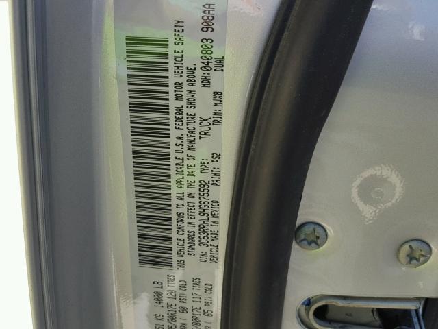 3C63RRHL9HG675592 - 2017 RAM 3500 SLT SILVER photo 10