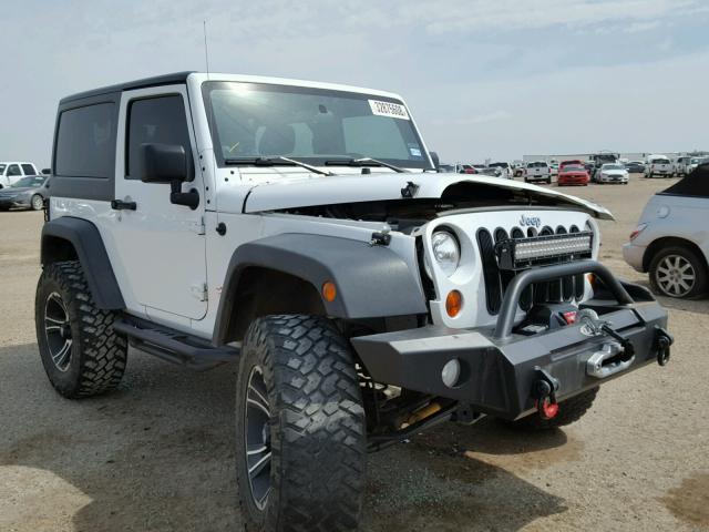 1C4AJWAG3CL161607 - 2012 JEEP WRANGLER S WHITE photo 1