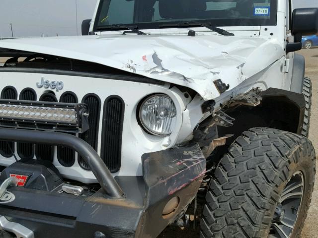 1C4AJWAG3CL161607 - 2012 JEEP WRANGLER S WHITE photo 9