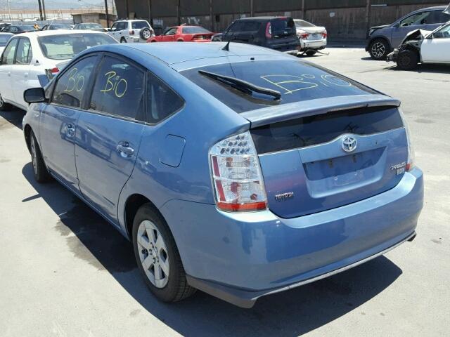 JTDKB20U187713462 - 2008 TOYOTA PRIUS BLUE photo 3