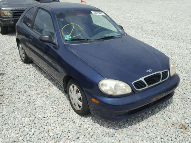 KLATA22682B699609 - 2002 DAEWOO LANOS S BLUE photo 1