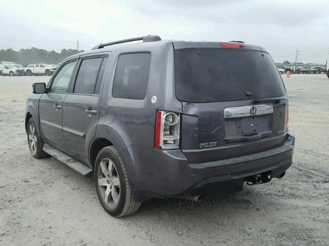 5FNYF3H92EB012620 - 2014 HONDA PILOT TOUR GRAY photo 3