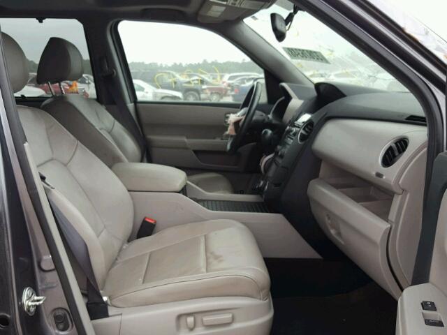 5FNYF3H92EB012620 - 2014 HONDA PILOT TOUR GRAY photo 5