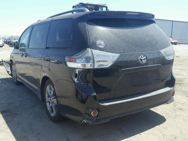 5TDXK3DC4BS066923 - 2011 TOYOTA SIENNA SPO BLACK photo 3