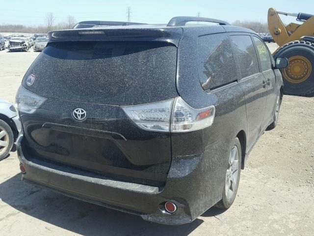 5TDXK3DC4BS066923 - 2011 TOYOTA SIENNA SPO BLACK photo 4