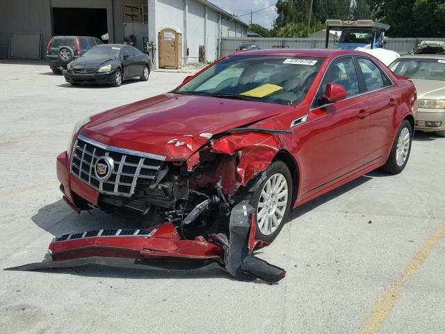1G6DE5E52C0128736 - 2012 CADILLAC CTS LUXURY RED photo 2