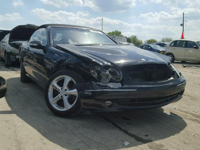 WDBTK65J35F160856 - 2005 MERCEDES-BENZ CLK 320 BLACK photo 1