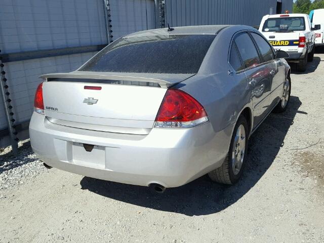 2G1WD58C179270289 - 2007 CHEVROLET IMPALA SUP ვერცხლისფერი ფოტო 4