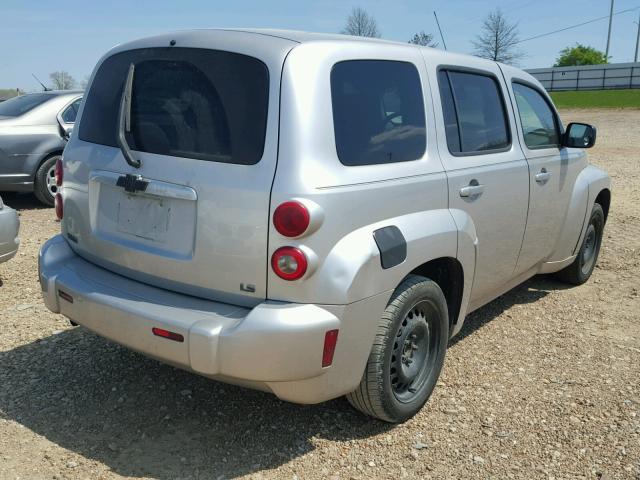 3GNDA13D17S562891 - 2007 CHEVROLET HHR LS SILVER photo 4