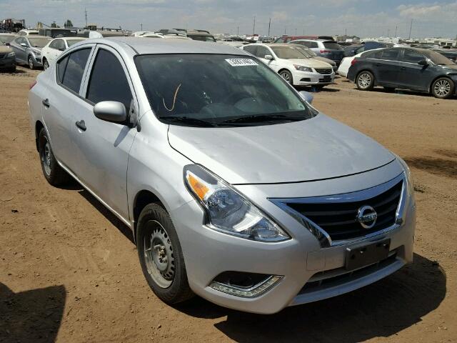 3N1CN7AP4GL886150 - 2016 NISSAN VERSA SILVER photo 1