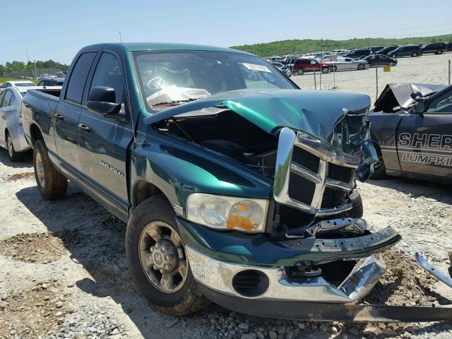 3D7KA28D74G157573 - 2004 DODGE RAM 2500 S GREEN photo 1