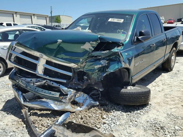 3D7KA28D74G157573 - 2004 DODGE RAM 2500 S GREEN photo 2