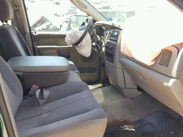 3D7KA28D74G157573 - 2004 DODGE RAM 2500 S GREEN photo 5