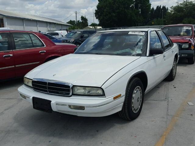 2G4WB54LXP1452764 - 1993 BUICK REGAL CUST WHITE photo 2