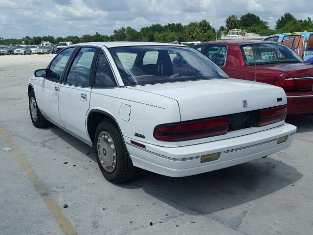 2G4WB54LXP1452764 - 1993 BUICK REGAL CUST WHITE photo 3