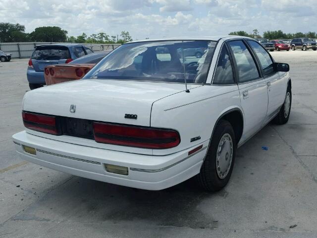 2G4WB54LXP1452764 - 1993 BUICK REGAL CUST WHITE photo 4