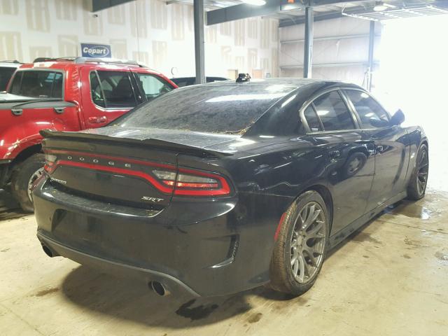 2C3CDXEJ0GH310316 - 2016 DODGE CHARGER SR BLACK photo 4