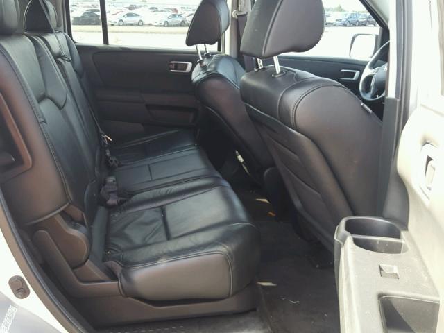 5FNYF4H72BB094817 - 2011 HONDA PILOT EXLN SILVER photo 6