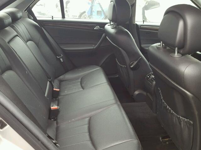 WDBRF92H16F803658 - 2006 MERCEDES-BENZ C GENERATI SILVER photo 6