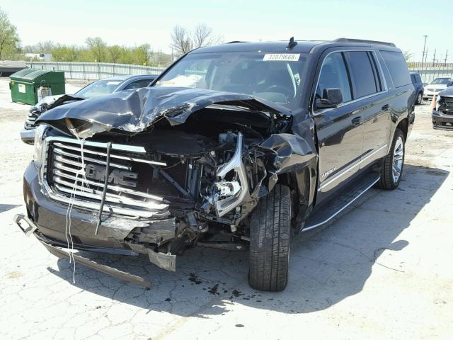 1GKS2GKC8JR121864 - 2018 GMC YUKON XL K BLACK photo 2