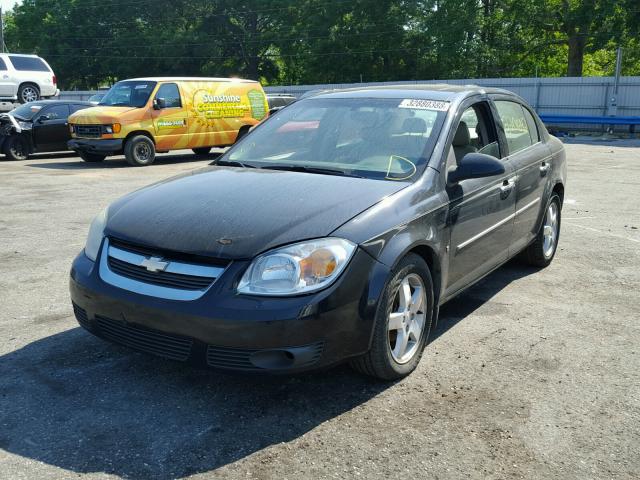 1G1AZ55F467804797 - 2006 CHEVROLET COBALT LTZ BLACK photo 2