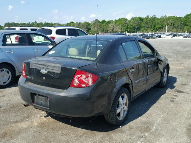 1G1AZ55F467804797 - 2006 CHEVROLET COBALT LTZ BLACK photo 4